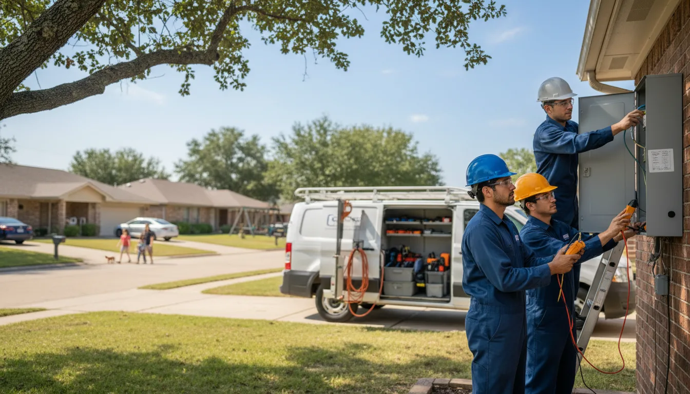 Certified electrician providing emergency electrical services in Raleigh, IL